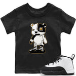 Jordan 12 Royalty Sneaker Match Tees Cyborg Bear Sneaker Tees Jordan 12 Royalty Sneaker Release Tees Kids Shirts