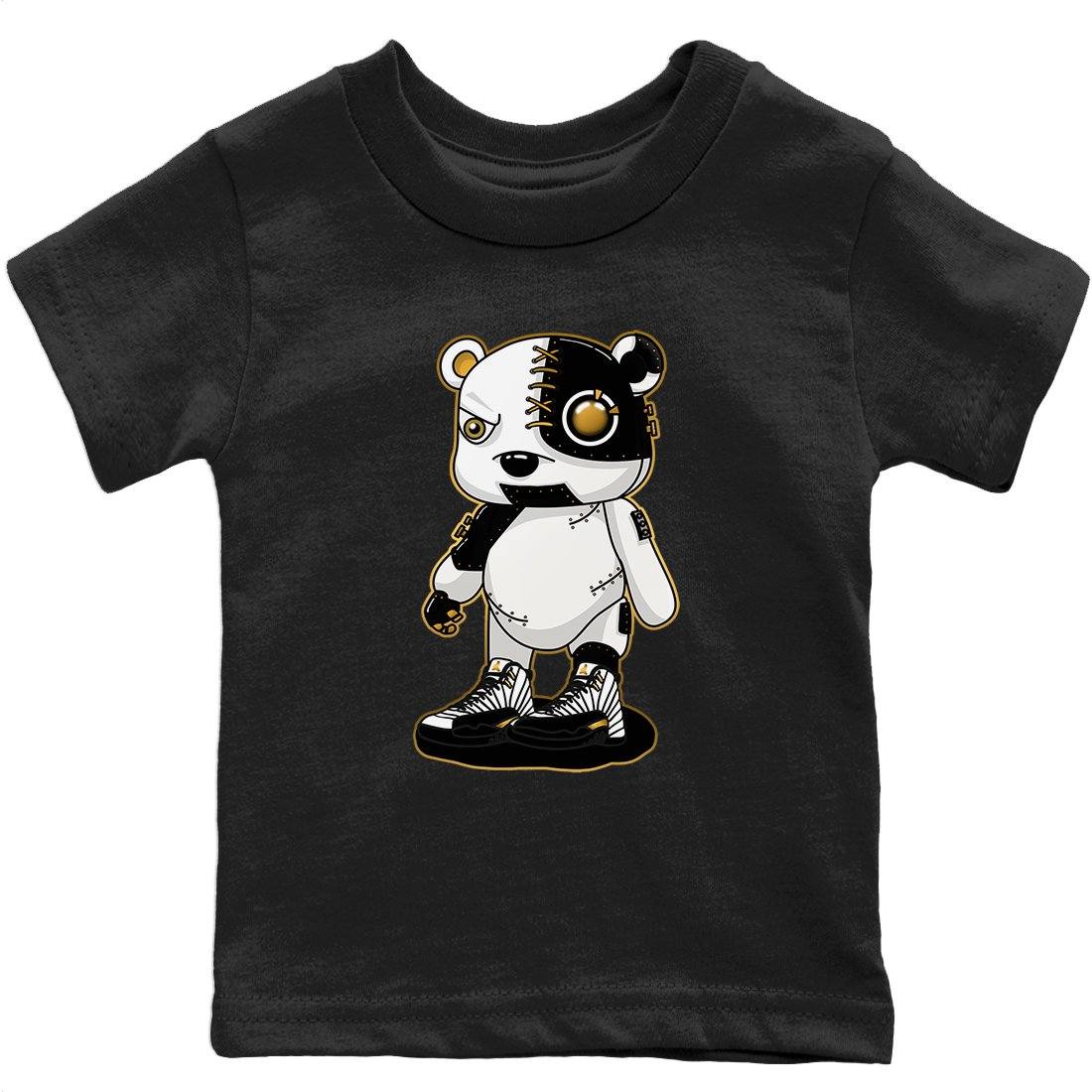 Jordan 12 Royalty Sneaker Match Tees Cyborg Bear Sneaker Tees Jordan 12 Royalty Sneaker Release Tees Kids Shirts