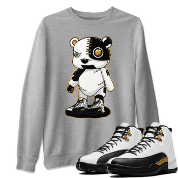 Jordan 12 Royalty Sneaker Match Tees Cyborg Bear Sneaker Tees Jordan 12 Royalty Sneaker Release Tees Unisex Shirts