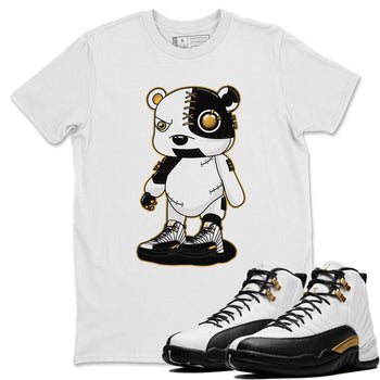 Jordan 12 Royalty Sneaker Match Tees Cyborg Bear Sneaker Tees Jordan 12 Royalty Sneaker Release Tees Unisex Shirts