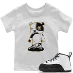 Jordan 12 Royalty Sneaker Match Tees Cyborg Bear Sneaker Tees Jordan 12 Royalty Sneaker Release Tees Kids Shirts