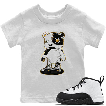 Jordan 12 Royalty Sneaker Match Tees Cyborg Bear Sneaker Tees Jordan 12 Royalty Sneaker Release Tees Kids Shirts