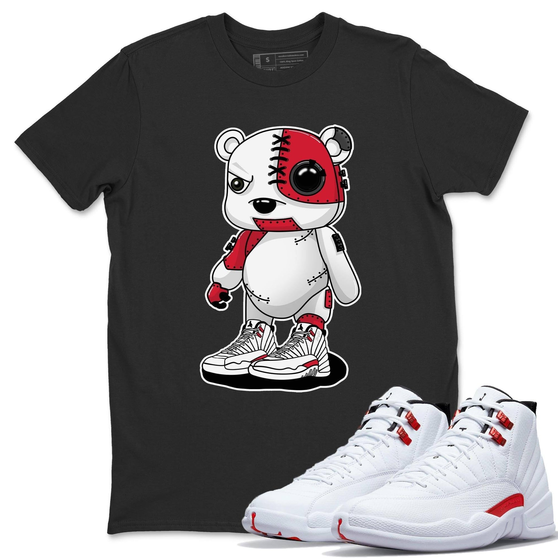 Jordan 12 Twist Sneaker Match Tees Cyborg Bear Sneaker Tees Jordan 12 Twist Sneaker Release Tees Unisex Shirts