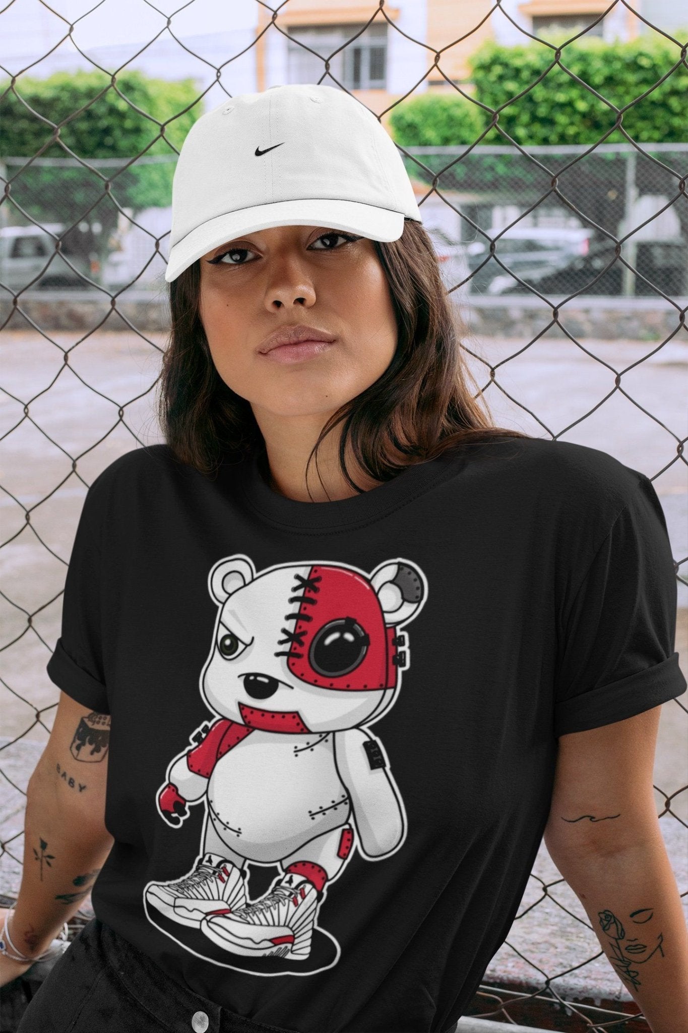 Jordan 12 Twist Sneaker Match Tees Cyborg Bear Sneaker Tees Jordan 12 Twist Sneaker Release Tees Unisex Shirts