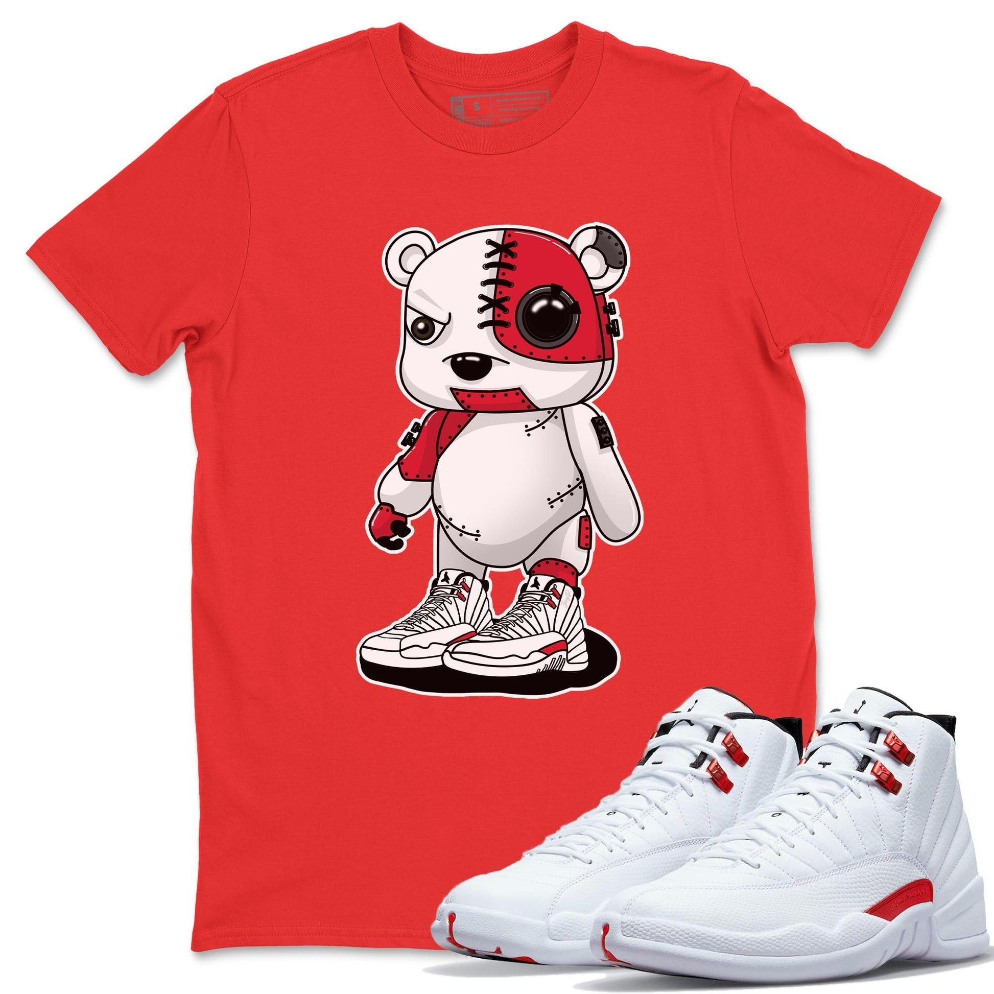 Jordan 12 Twist Sneaker Match Tees Cyborg Bear Sneaker Tees Jordan 12 Twist Sneaker Release Tees Unisex Shirts