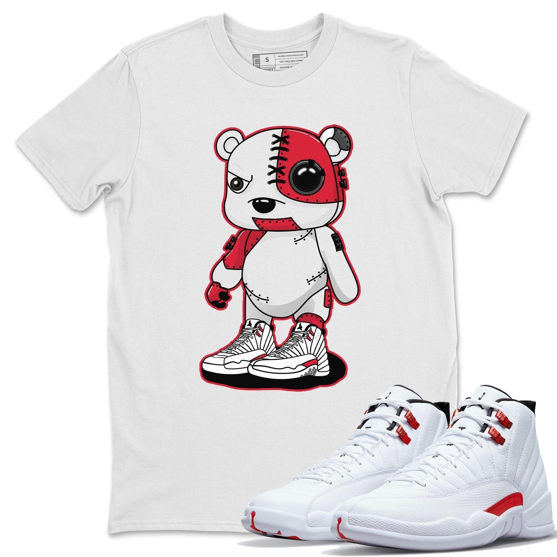 Jordan 12 Twist Sneaker Match Tees Cyborg Bear Sneaker Tees Jordan 12 Twist Sneaker Release Tees Unisex Shirts