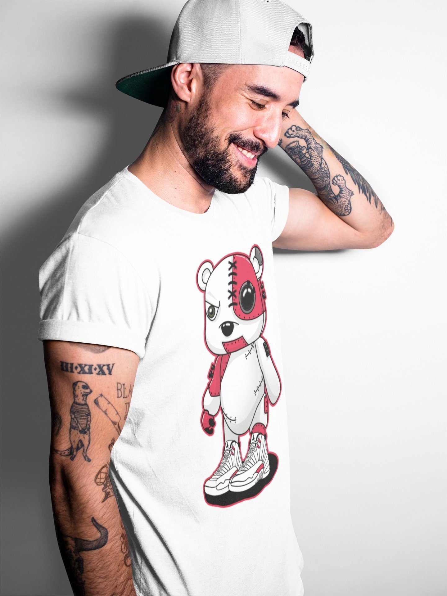 Jordan 12 Twist Sneaker Match Tees Cyborg Bear Sneaker Tees Jordan 12 Twist Sneaker Release Tees Unisex Shirts