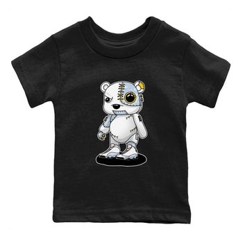 13s Blue Grey shirt to match jordans Cyborg Bear sneaker tees Air Jordan 13 Blue Grey SNRT sneaker release tees baby toddler Black 2 cotton Shirt