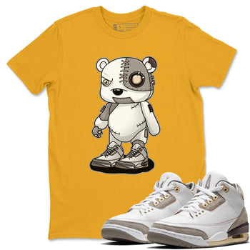 Jordan 3 A Ma Maniere Sneaker Match Tees Cyborg Bear Sneaker Tees Jordan 3 A Ma Maniere Sneaker Release Tees Unisex Shirts