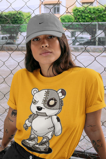 Jordan 3 A Ma Maniere Sneaker Match Tees Cyborg Bear Sneaker Tees Jordan 3 A Ma Maniere Sneaker Release Tees Unisex Shirts