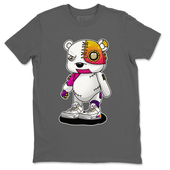 Air Jordan 3 J Balvin shirt to match jordans Cyborg Bear sneaker tees Crew Neck Air Jordan 3 X J Balvin SNRT Sneaker Release Tees Unisex Casual Shirts Cool Grey 2 T-Shirt