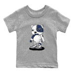 Air Jordan 3 Retro Midnight Navy shirt to match jordans Cyborg Bear sneaker shirt 3s Midnight Navy SNRT sneaker tees baby toddler Heather Grey 2 cotton Shirt