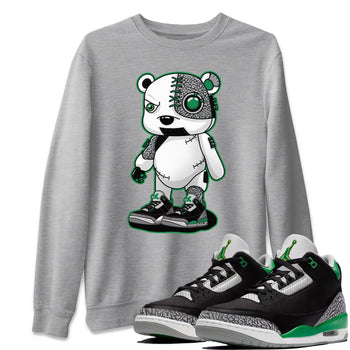 Jordan 3 Pine Green Sneaker Match Tees Cyborg Bear Sneaker Tees Jordan 3 Pine Green Sneaker Release Tees Unisex Shirts