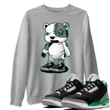 Jordan 3 Pine Green Sneaker Match Tees Cyborg Bear Sneaker Tees Jordan 3 Pine Green Sneaker Release Tees Unisex Shirts