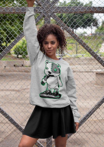 Jordan 3 Pine Green Sneaker Match Tees Cyborg Bear Sneaker Tees Jordan 3 Pine Green Sneaker Release Tees Unisex Shirts