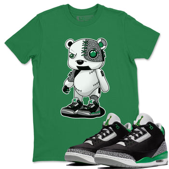 Jordan 3 Pine Green Sneaker Match Tees Cyborg Bear Sneaker Tees Jordan 3 Pine Green Sneaker Release Tees Unisex Shirts