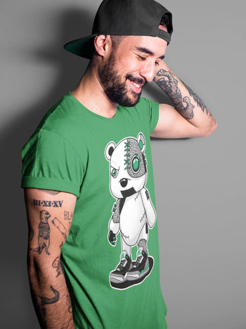 Jordan 3 Pine Green Sneaker Match Tees Cyborg Bear Sneaker Tees Jordan 3 Pine Green Sneaker Release Tees Unisex Shirts