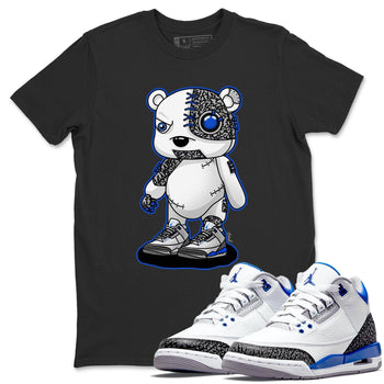 Jordan 3 Racer Blue Sneaker Match Tees Cyborg Bear Sneaker Tees Jordan 3 Racer Blue Sneaker Release Tees Unisex Shirts