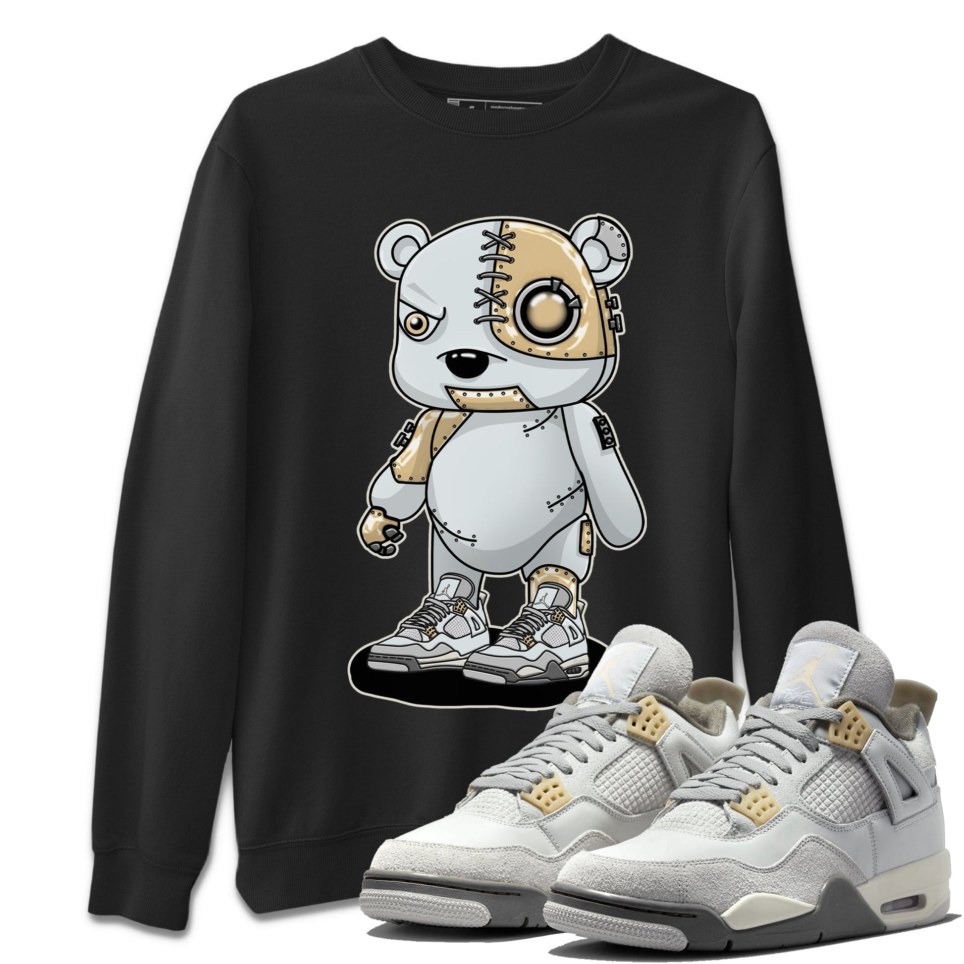 Jordan 4 Craft Sneaker Match Tees Cyborg Bear Sneaker Tees Jordan 4 Craft Sneaker Release Tees Unisex Shirts