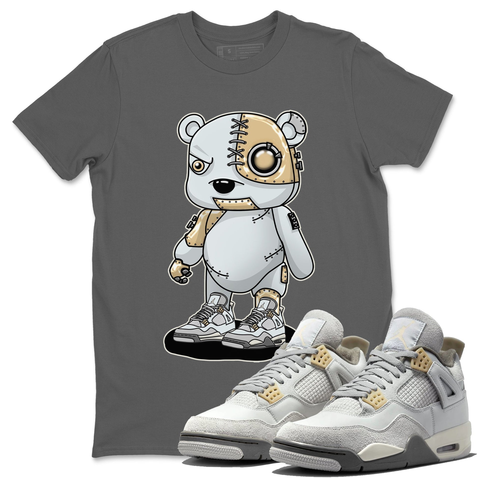 Jordan 4 Craft Sneaker Match Tees Cyborg Bear Sneaker Tees Jordan 4 Craft Sneaker Release Tees Unisex Shirts