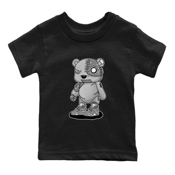 AJ4 Frozen Moments shirt to match jordans Cyborg Bear sneaker tees Crew Neck AJ4 Frozen Moments SNRT Sneaker Release Tees Baby Toddler Black 2 T-Shirt