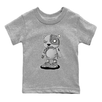 AJ4 Frozen Moments shirt to match jordans Cyborg Bear sneaker tees Crew Neck AJ4 Frozen Moments SNRT Sneaker Release Tees Baby Toddler Heather Grey 2 T-Shirt