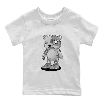 AJ4 Frozen Moments shirt to match jordans Cyborg Bear sneaker tees Crew Neck AJ4 Frozen Moments SNRT Sneaker Release Tees Baby Toddler White 2 T-Shirt