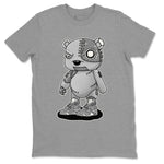 AJ4 Frozen Moments shirt to match jordans Cyborg Bear sneaker tees Crew Neck AJ4 Frozen Moments SNRT Sneaker Release Tees Unisex Casual Shirts Heather Grey 2 T-Shirt