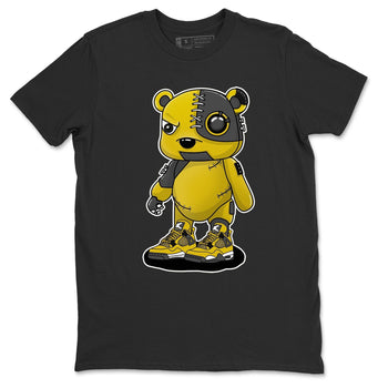 Jordan 4 Lightning Sneaker Match Tees Cyborg Bear Sneaker Tees Jordan 4 Lightning Sneaker Release Tees Unisex Shirts