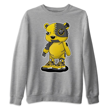 Jordan 4 Lightning Sneaker Match Tees Cyborg Bear Sneaker Tees Jordan 4 Lightning Sneaker Release Tees Unisex Shirts