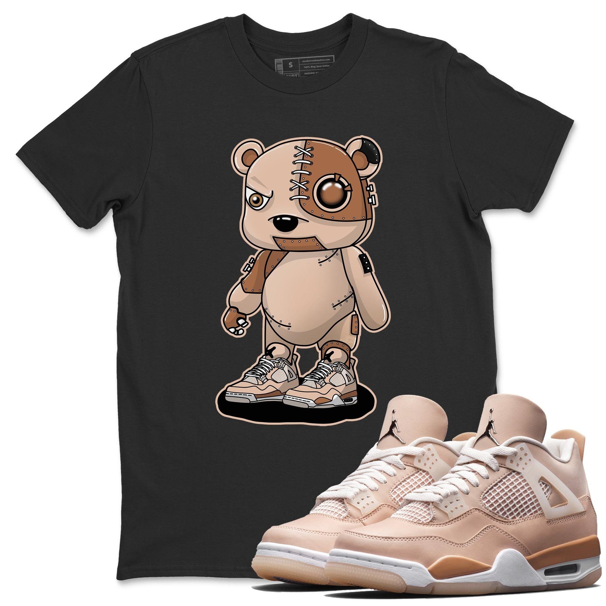 Jordan 4 Shimmer Sneaker Match Tees Cyborg Bear Sneaker Tees Jordan 4 Shimmer Sneaker Release Tees Unisex Shirts