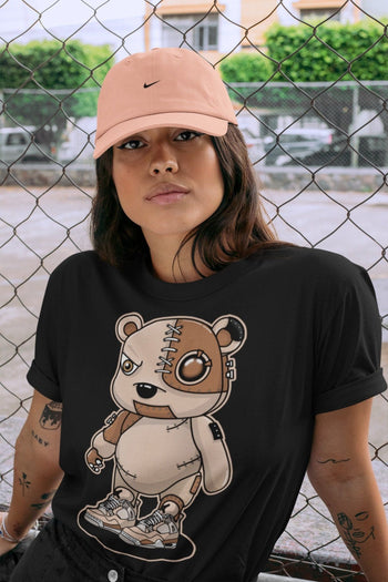 Jordan 4 Shimmer Sneaker Match Tees Cyborg Bear Sneaker Tees Jordan 4 Shimmer Sneaker Release Tees Unisex Shirts