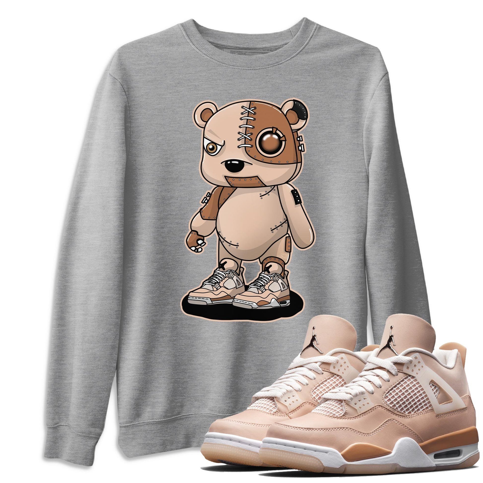Jordan 4 Shimmer Sneaker Match Tees Cyborg Bear Sneaker Tees Jordan 4 Shimmer Sneaker Release Tees Unisex Shirts