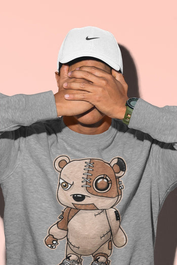 Jordan 4 Shimmer Sneaker Match Tees Cyborg Bear Sneaker Tees Jordan 4 Shimmer Sneaker Release Tees Unisex Shirts