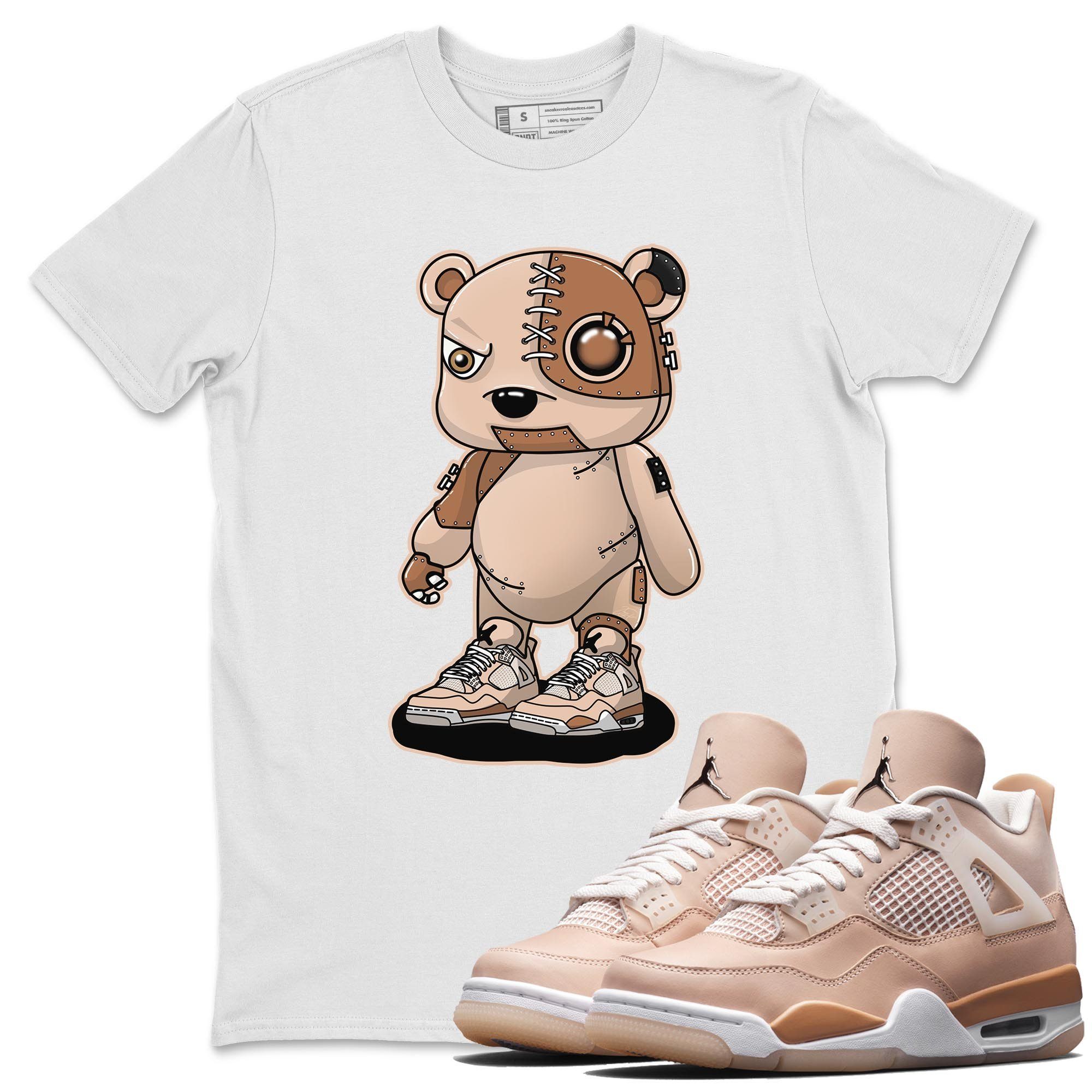 Jordan 4 Shimmer Sneaker Match Tees Cyborg Bear Sneaker Tees Jordan 4 Shimmer Sneaker Release Tees Unisex Shirts