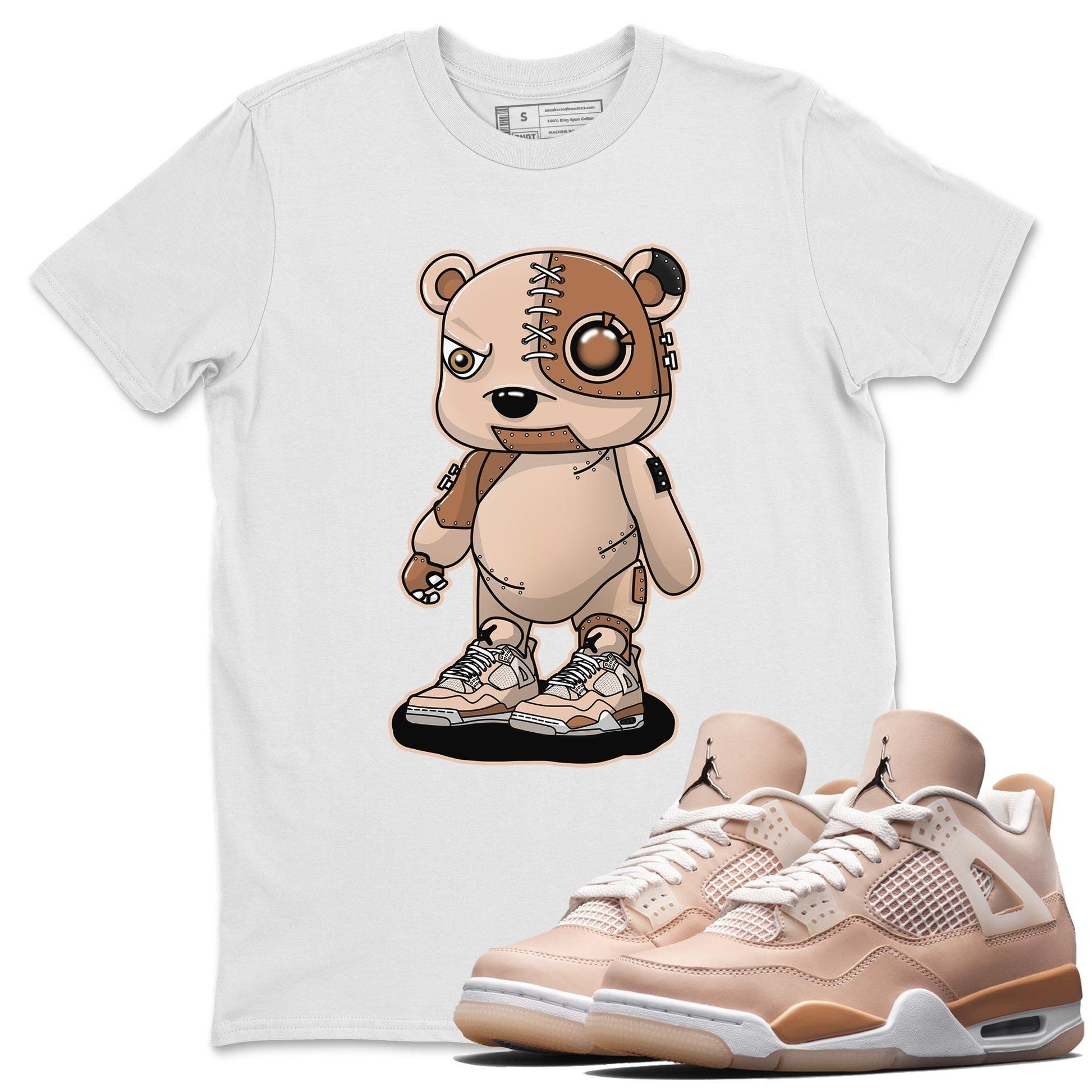Jordan 4 Shimmer Sneaker Match Tees Cyborg Bear Sneaker Tees Jordan 4 Shimmer Sneaker Release Tees Unisex Shirts