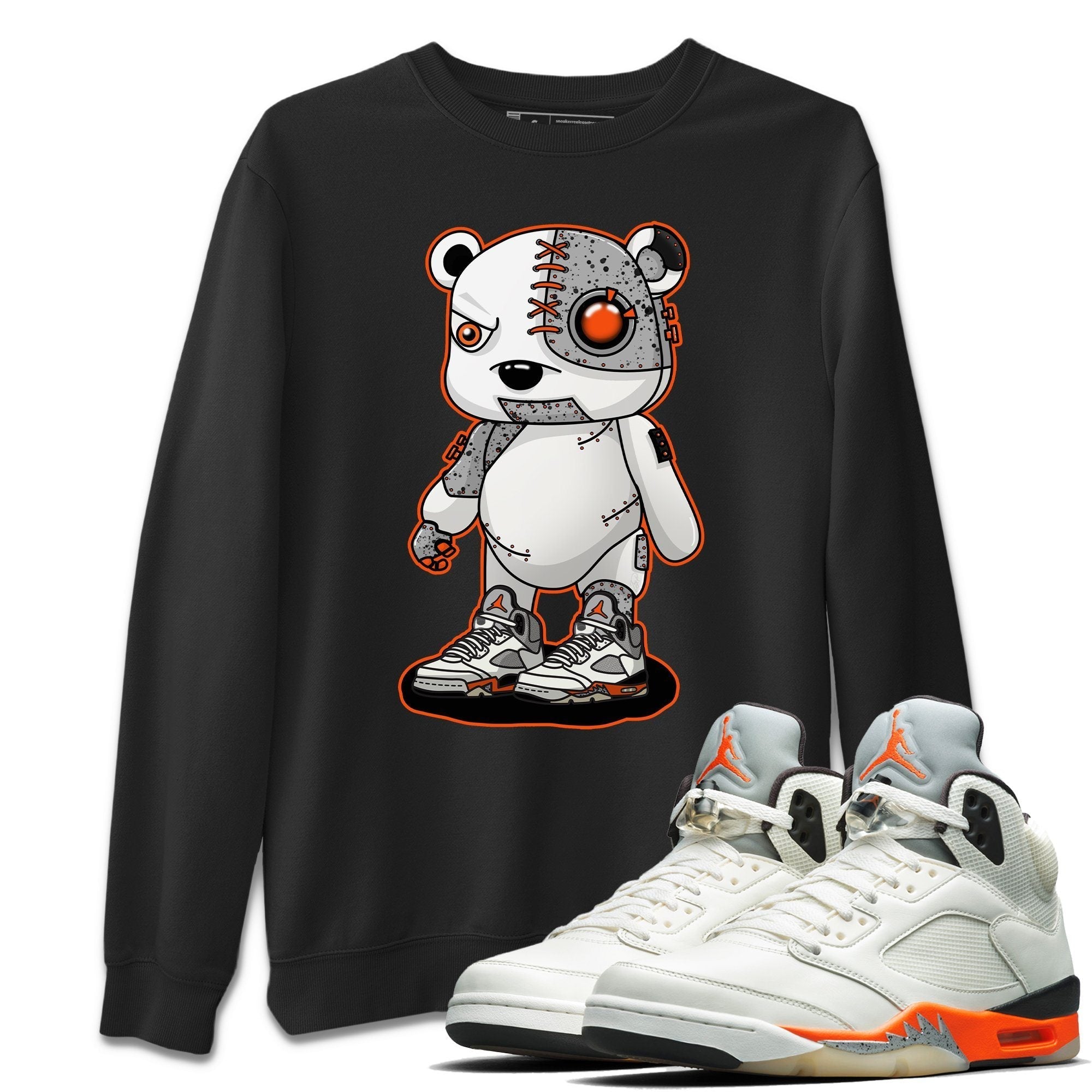 Jordan 5 Shattered Backboard Sneaker Match Tees Cyborg Bear Sneaker Tees Jordan 5 Shattered Backboard Sneaker Release Tees Unisex Shirts