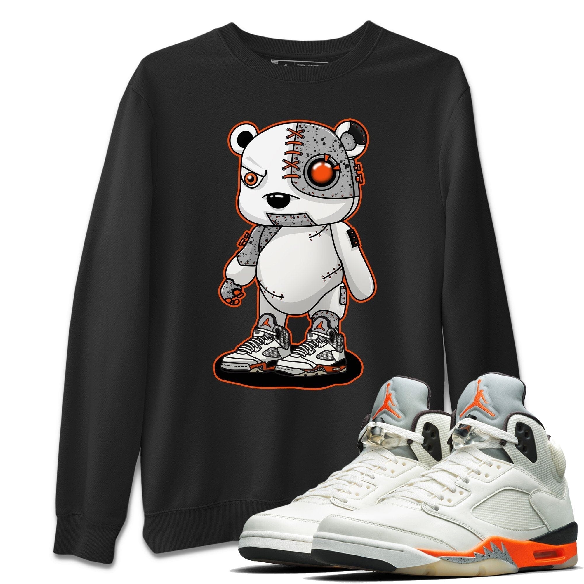 Jordan 5 Shattered Backboard Sneaker Match Tees Cyborg Bear Sneaker Tees Jordan 5 Shattered Backboard Sneaker Release Tees Unisex Shirts