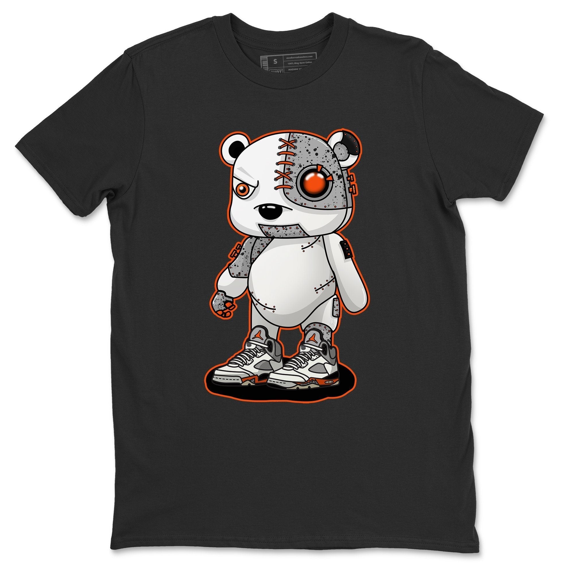 Jordan 5 Shattered Backboard Sneaker Match Tees Cyborg Bear Sneaker Tees Jordan 5 Shattered Backboard Sneaker Release Tees Unisex Shirts