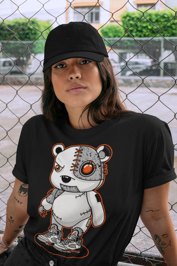 Jordan 5 Shattered Backboard Sneaker Match Tees Cyborg Bear Sneaker Tees Jordan 5 Shattered Backboard Sneaker Release Tees Unisex Shirts