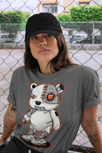 Jordan 5 Shattered Backboard Sneaker Match Tees Cyborg Bear Sneaker Tees Jordan 5 Shattered Backboard Sneaker Release Tees Unisex Shirts