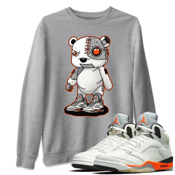 Jordan 5 Shattered Backboard Sneaker Match Tees Cyborg Bear Sneaker Tees Jordan 5 Shattered Backboard Sneaker Release Tees Unisex Shirts