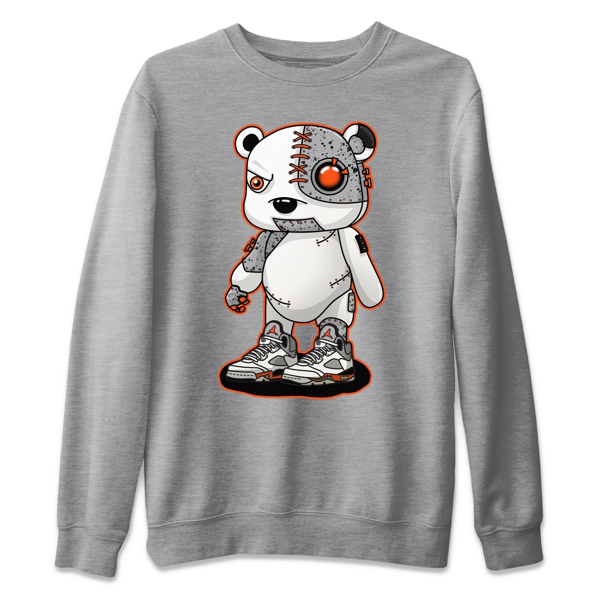 Jordan 5 Shattered Backboard Sneaker Match Tees Cyborg Bear Sneaker Tees Jordan 5 Shattered Backboard Sneaker Release Tees Unisex Shirts