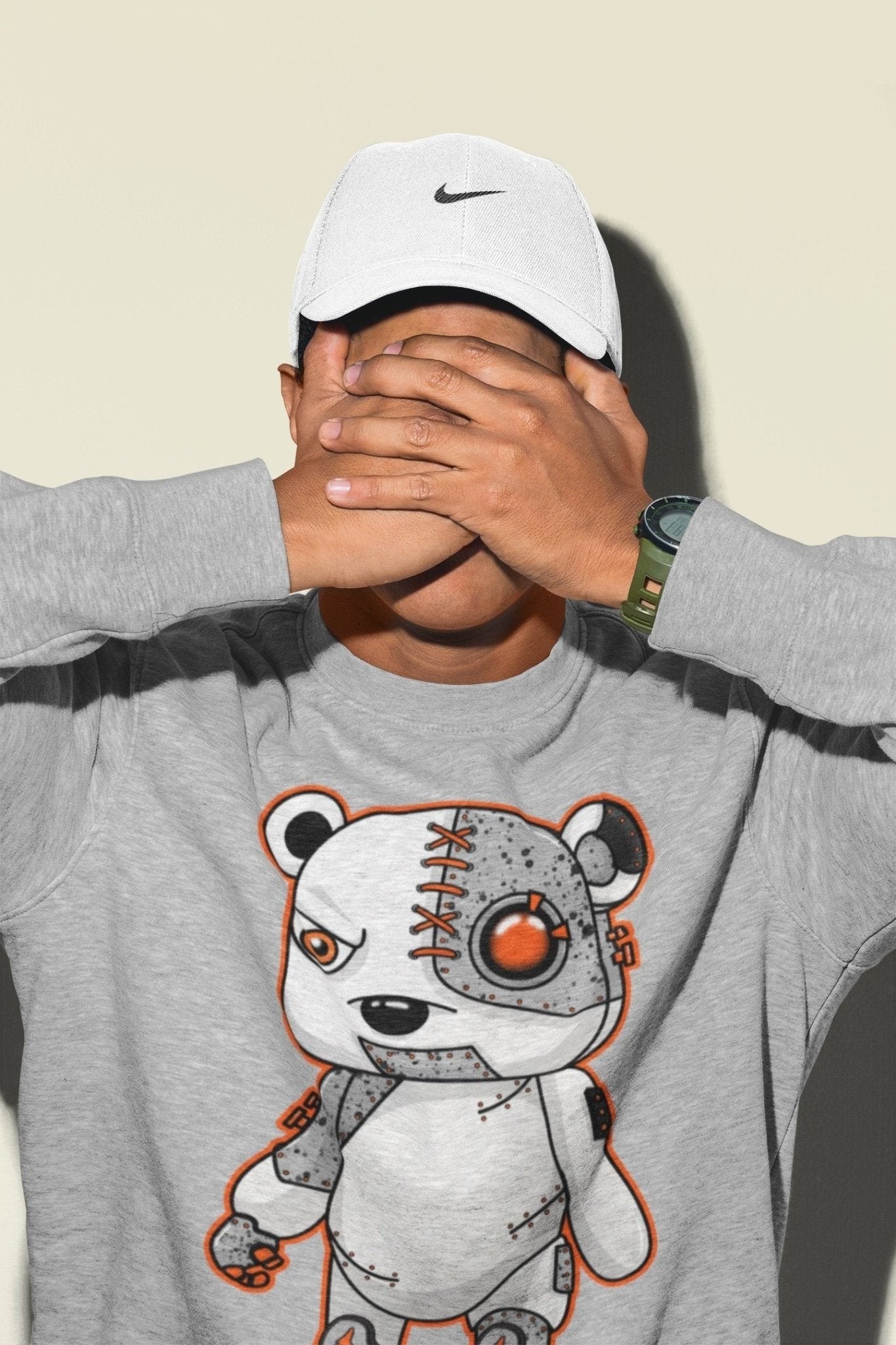 Jordan 5 Shattered Backboard Sneaker Match Tees Cyborg Bear Sneaker Tees Jordan 5 Shattered Backboard Sneaker Release Tees Unisex Shirts