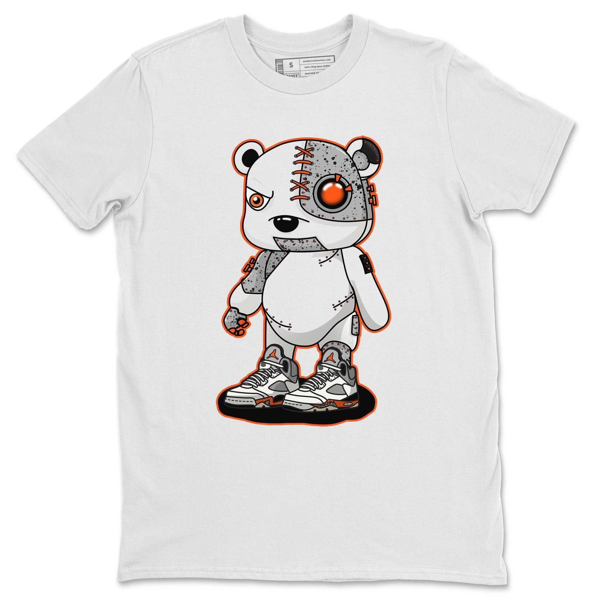 Jordan 5 Shattered Backboard Sneaker Match Tees Cyborg Bear Sneaker Tees Jordan 5 Shattered Backboard Sneaker Release Tees Unisex Shirts