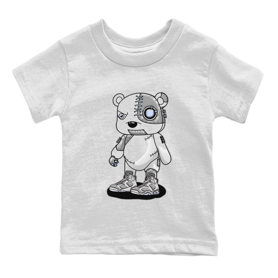 Jordan 6 Cool Grey Sneaker Match Tees Cyborg Bear Sneaker Tees Jordan 6 Cool Grey Sneaker Release Tees Kids Shirts