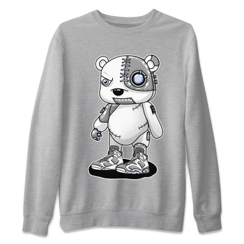 Jordan 6 Cool Grey Sneaker Match Tees Cyborg Bear Sneaker Tees Jordan 6 Cool Grey Sneaker Release Tees Unisex Shirts