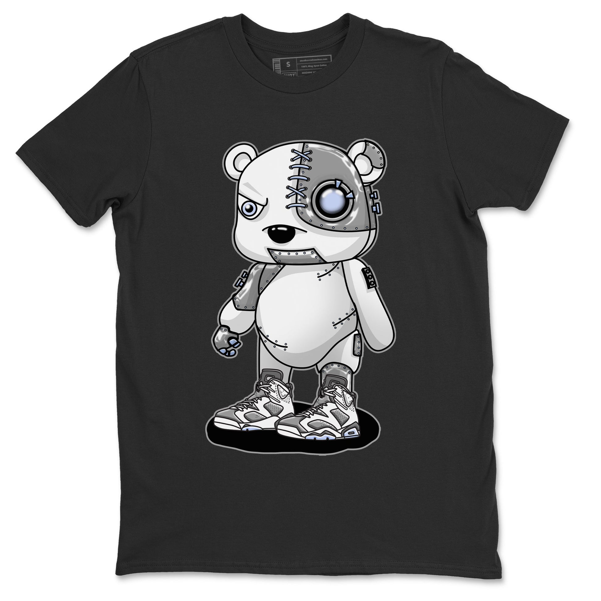Jordan 6 Cool Grey Sneaker Match Tees Cyborg Bear Sneaker Tees Jordan 6 Cool Grey Sneaker Release Tees Unisex Shirts