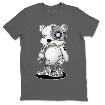Jordan 6 Cool Grey Sneaker Match Tees Cyborg Bear Sneaker Tees Jordan 6 Cool Grey Sneaker Release Tees Unisex Shirts