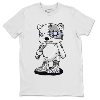Jordan 6 Cool Grey Sneaker Match Tees Cyborg Bear Sneaker Tees Jordan 6 Cool Grey Sneaker Release Tees Unisex Shirts